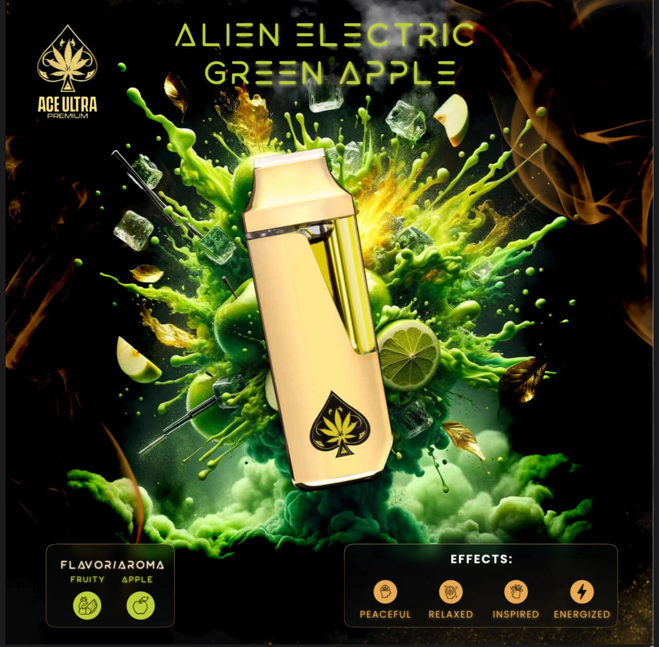 Ace Alien Electric Green Apple Vape kaufen