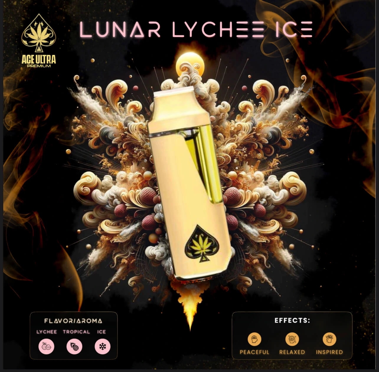 Ace Lunar Lychee Ice THC Vape kaufen