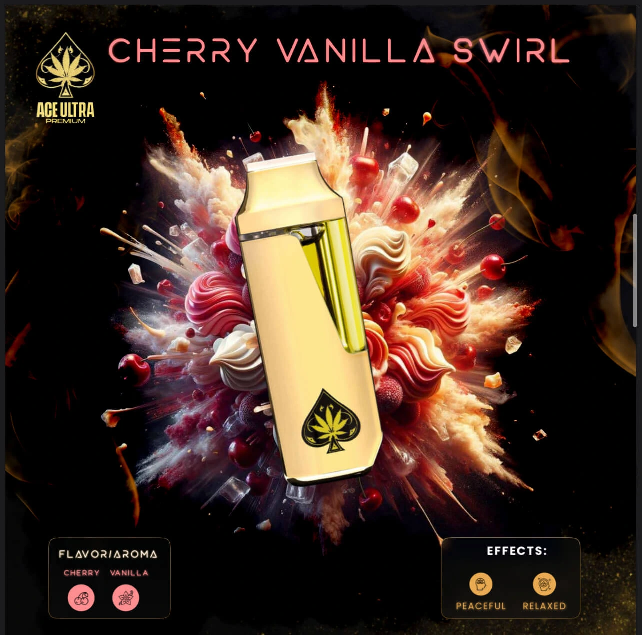Ace Cherry Vanilla Swirl Vape 2G kaufen